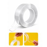 BEYZANA 2 Cm x 2 Metre Çift Taraflı Nano Bant Teknolojili | SüperGüçlü | Extra Güçlü Duvar Çerçeve Taşıyıcı