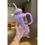 BEYZANA Ice Cream Detox Su Şişesi – 1300ML BPA Free Big Mug Ice Bottle -SPOR MATARA