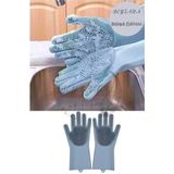 BEYZANA Magic Gloves Sihirli Bulaşık Eldiveni Mutfak Banyo Temizleme Fırçası Oto Ev Iş Pratik
