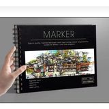 Beyzana Marker Kalem Boyama Defteri Prime 16K Geçirmez Pad 50 Sayfa Elişi Kağıdı 265x188 mm