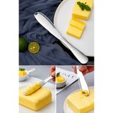 BEYZANA Paslanmaz Çelik Tereyağı Bıçağı 20 Cm Delikli Peynir Kaşar Sürme Bıçağı