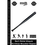 #Beyzbolsopası Sert Metal Alaşım Kaymaz Dayanıklı 855 Gram Kırılmaz Siyah Beyzbol Sopası 61 Cm