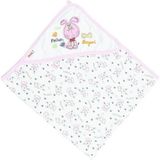 Beyzi Bebe 79x89 Çift Katlı Tavşan Desenli Penye Battaniye