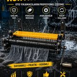 Bez Sıkma Aparatı Oto Yıkama Havlu Makinesi - Merdaneli Manuel Bez Sıkma Hızlı Kurutma - 40CM