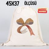 Bez Sırt Çantası - Yeşil - Sarı - Mor - Bordo
