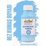Bez ve Kumaş Ayakkabı Boyası, Ayakkabı Bakım. 100ML. Sünger Hediyeli. - Turkuaz