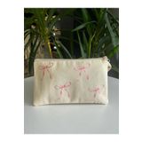 bezçantadünyası Kurdele Baskılı Hambez Clutch Çanta