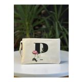 bezçantadünyası P Harfli Hambez Clutch Çanta