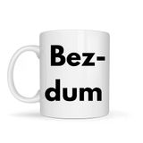 Bezdum Yazılı Tasarım Kupa Model 240 Karadeniz Mizah Temalı Baskılı Seramik Kahve Kupası