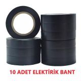Beze İzole Elektrik Bandı Siyah 0,13mm * 19mm (10 ADET)