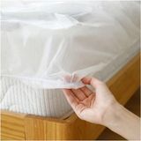 Bezendam Tek Kullanımlık Çarşaf Yatak Örtüsü Kullan At Çarşaf Tek Kişilk 50 Adet - 110 X 230 - Beyaz