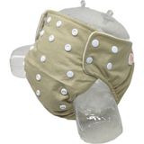 Bezhane Baby Ybb Yıkanabilir Bebek Bezi Cepli Haki YEŞIL (3KG-12KG)