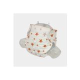 BEZHANE Baby YBB Yıkanabilir Bebek Bezi Cepli Turuncu Yıldız Desenli(8kg-18kg)