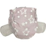 Bezhane Baby Yıkanabilir Bebek Bezi 1 Numara 3KG-12KG Pembe Beyaz Yıldızlı 40 Adet Ekstra Yumuşak