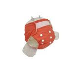 BEZHANE Cırt Cırtlı Cepli Yıkanabilir Bebek Bezi Kiremit (3kg-12kg)