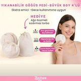 Bezhane Yıkanabilir Göğüs Pedi - Büyük Boy 4'lü - Standart