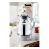 Bezos 1.5 Lt Isı Yalıtımlı Çay ve Soğuk Su Termosu Şeffaf (12 Saat Sıcak Tutar& Içi Camdır)