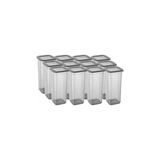 Bezos 12'li Kavanoz Seti & Saklama Kabı & Erzak Kabı 12X1900 ml (20 Lı Etiket Hediyeli)