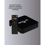 Bezos 4K Smart Tv Box - Ahşap