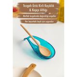 Bezos Akrilik Aquamarin Tezgah Üstü Kirli Kaşıklık & Kepçe Altlığı