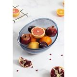 Bezos Akrilik Barok Lacivert Büyük Oval Meyve & Salata Kasesi & Karıştırma Kabı / 3,3 Lt (Cam Değildir) - Kestane Akaju - Belirtilmemiş