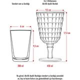 Bezos Allegra Koyu Yeşil Kadeh Bardak - 450 ml Tekli Akrilik Malzeme - Cam Değildir Kırılmaya Dayanıklı - Belirtilmemiş - 0 - Siyah
