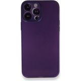 Bezos Apple iPhone 14 Pro Max Uyumlu Kılıf Pp Ultra Ince Kapak - Mor - 3030 Sempatik