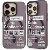 Bezos Apple iPhone 14 Pro Uyumlu Kılıf Apollo Magneticsafe Desenli Kapak - Apollo Mor - 6 - 3030 Sempatik