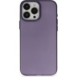 Bezos Apple iPhone 15 Pro Uyumlu Kılıf Modos Metal Kapak - Derin Mor - 3030 Sempatik