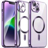 Bezos Apple iPhone 15 Uyumlu Kılıf Kross Magneticsafe Kapak - Mor - 3030 Sempatik
