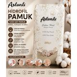 Bezos Aslanlı Hidrofil Pamuk 250 gr %100 Saf Pamuk Yüksek Emici Yumuşak Dokulu Pamuk - GÖRSELDEKİ GİBİ