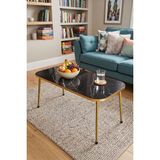 Bezos Ayak Orta Sehpa Bendir Siyah