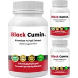 Bezos Black Cumin - 3 Adet Soğuk Sıkım Siyah Kimyon Tohumu Yağı ile Nigella Sativa Tohumlu 15 Soft Jel Kapsül