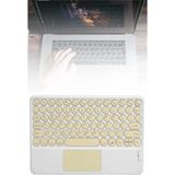Bezos Bluetooth Touchpad Klavye 10.9 Inch Kablosuz Wifi Q Klavye Slim - Belirtilmemiş - 001-Renkli