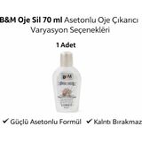 Bezos B&m Oje Sil 70 ml Asetonlu Oje Çıkarıcı Güçlü Formül 1 Adet - Renkli