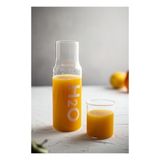 Bezos Borosilikat Cam Beyaz Başucu Sürahisi & Cam Sürahi * 600 ml - --