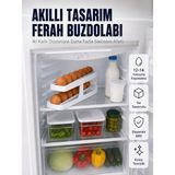 Bezos Buzdolabı Yumurta Düzenleyici Iki Katlı Kayar Raylı Yumurta Organizeri - 0 - Siyah - Belirtilmemiş