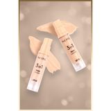 Bezos Cosmetics 3 In 1 Serum Concealer Spf 50 Nemlendirici ve Aydınlatıcı Göz Altı Kapatıcısı - 10 Medium - Belirtilmemiş