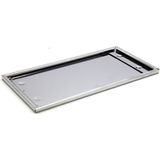 Bezos Dikdörtgen Krom Plakalık Araba Plaka Altlığı 30X16CM - Belirtilmemiş