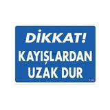 Bezos Dikkat Kayışlardan Uzak Dur Uyarı Levhası 25X35 KOD:1348 - Belirtilmemiş