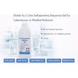 Bezos Distile Su 1 Litre Saflaştırılmış Deiyonize Saf Su Laboratuvar ve Medikal Kullanım 1 Adet - 00