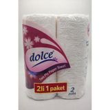 Bezos Dolce Çift Katlı Kağıt Havlu 2 Rulo 1 Paket Yüksek Emicili Çok Amaçlı Kağıt Havlu