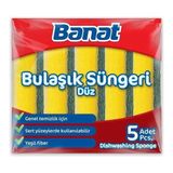 Bezos Düz Bulaşık Süngeri 5li