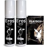 Bezos Eros Erkeklere Özel Zaman Stop Spreyi 20 ml (Black) + Kaydırıcıjel - Belirtilmemiş