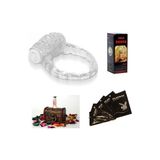 Bezos Hepsidahice Vibrating Ring Titreşimli Pe.nis Halkası + Pboy Lubricated Gel 5X5ML Jel + 45ML 50000 Vıga Sprey + 5ml Zyrexin Kadın Pheromone Cologne - Belirtilmemiş
