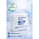 Bezos Hidrofil Rulo Pamuk 1 kg Saf Pamuk Yüksek Emici Kozmetik Kullanım 1 Adet