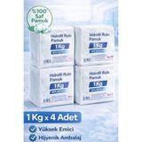 Bezos Hidrofil Rulo Pamuk 1 kg x 4 Adet Saf Pamuk Yüksek Emici Kozmetik Kullanım