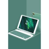 Bezos iPad Pro 11 (2022) Kılıf KC01 Smart Klavyeli Tablet Kılıfı - Koyu Yeşil - Belirtilmemiş - Renkli