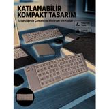 Bezos Kablosuz Katlanabilir Bluetooth Klavye Telefon Tablet Bilgisayar Uyumlu - NLCAEB1592-6829