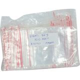 Bezos Kilitli Naylon Torba Poşet 7x9 cm Şeffaf 100 Adet 1 Paket - 0 Siyah - Belirtilmemiş